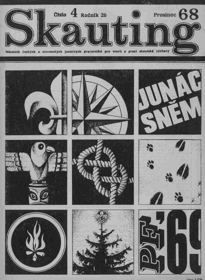 časopis Skauting z roku 1968
