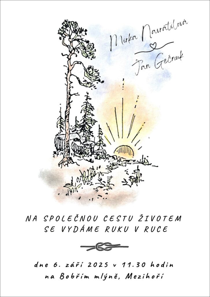svatební oznámení